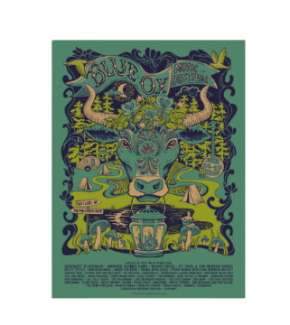 2025 Blue Ox Music Festival Poster – Official Lineup & Illustrated Ox Design